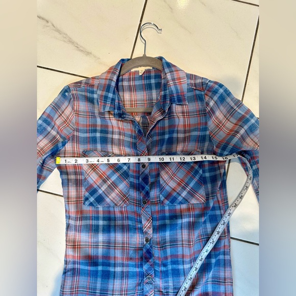 Long plaid shirt Anthropologie - Picture 9 of 11